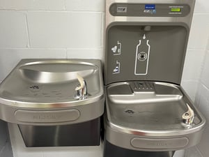 Water Fountain with Refill Station